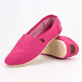 SHELOVET Slipons rosas clásicos rosado 5