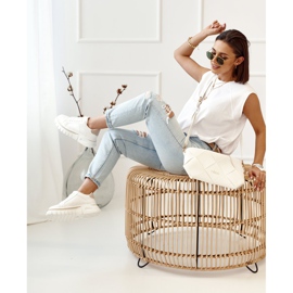 PS1 Zapatillas De Mujer En La Plataforma Blanca Y Beige Riri blanco 6