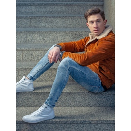 Zapatillas altas clásicas para hombre Big Star FF174551 Blanco 5