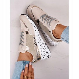 PS1 Zapatillas con cuña para mujer Gold Avery beige 6