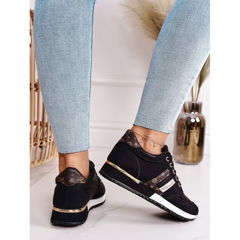 Calzado Deportivo Mujer Sneakers Negro Lifestyle 1