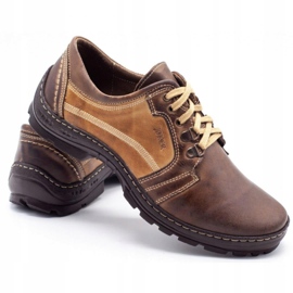 Joker Zapatillas trekking hombre 192 marrón beige 3