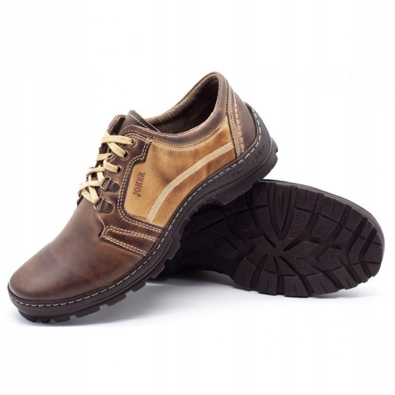 Joker Zapatillas trekking hombre 192 marrón beige 2