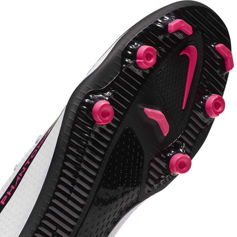 Zapatillas de fútbol Nike Phantom Gt Club Df FG / MG CW6672 160 blanco 5