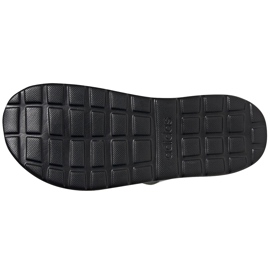 Zapatillas Mujer Adidas Comfort Flip Flop blancas y negras EG2065 blanco negro 3
