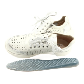 Calzado deportivo Caprice calado con cordones, pesado H 23750, blanco 5