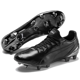 Botas de fútbol Puma King Platinum Fg Ag negras 105606 01 negro negro 3