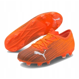 Botas de fútbol Puma Ultra 1.1 Fg Ag Junior 106097 01 naranja naranja 3