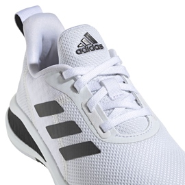 Zapatillas adidas FortaRun K blancas y negras FW2576 para niños blanco 4
