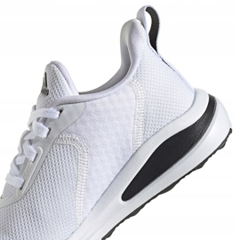 Zapatillas adidas FortaRun K blancas y negras FW2576 para niños blanco 5