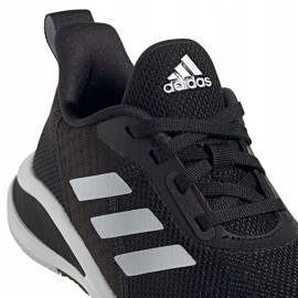Zapatillas adidas FortaRun K para niños negras y blancas FW3719 negro 4