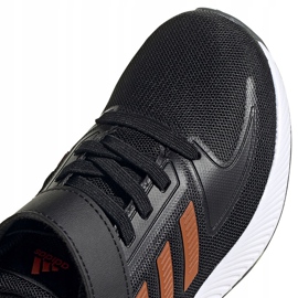 Zapatillas adidas Runfalcon 2.0 para niños negras y naranjas FZ0116 negro 3