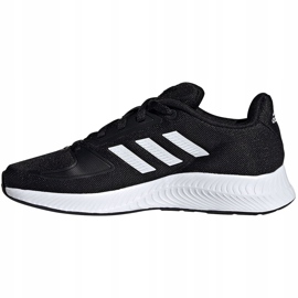 Zapatillas adidas Runfalcon 2.0 K para niños negras y blancas FY9495 negro 2