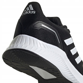 Zapatillas adidas Runfalcon 2.0 K para niños negras y blancas FY9495 negro 4