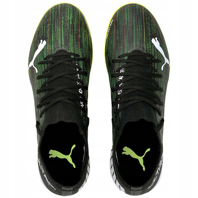 Zapatos de fútbol Puma Ultra 3.2 Tt negro-verde 106351 02 1