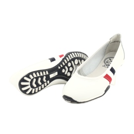 Bailarinas deportivas de mujer Filippo DP2063 / 21 blanco rojo azul marino 3