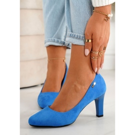 PJ1 Zapatos De Tacón Clásicos En Una Barra Ante Azul Eleanor 3