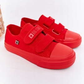 Zapatillas Infantiles Con Velcro Big Star FF374097 Rojo ['rojo'] 4