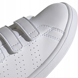 Zapatillas adidas Advantage C blancas y verdes para niños EF0223 blanco 4