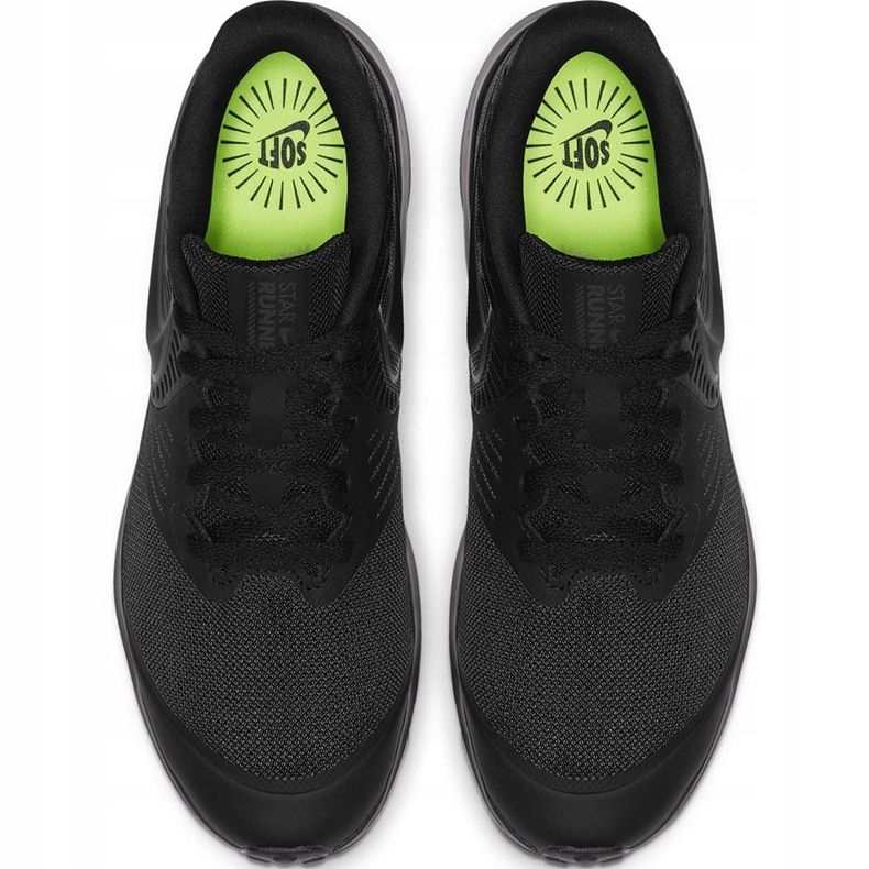 Zapatillas Nike Star Runner negras para niños AQ3542 003 negro 1