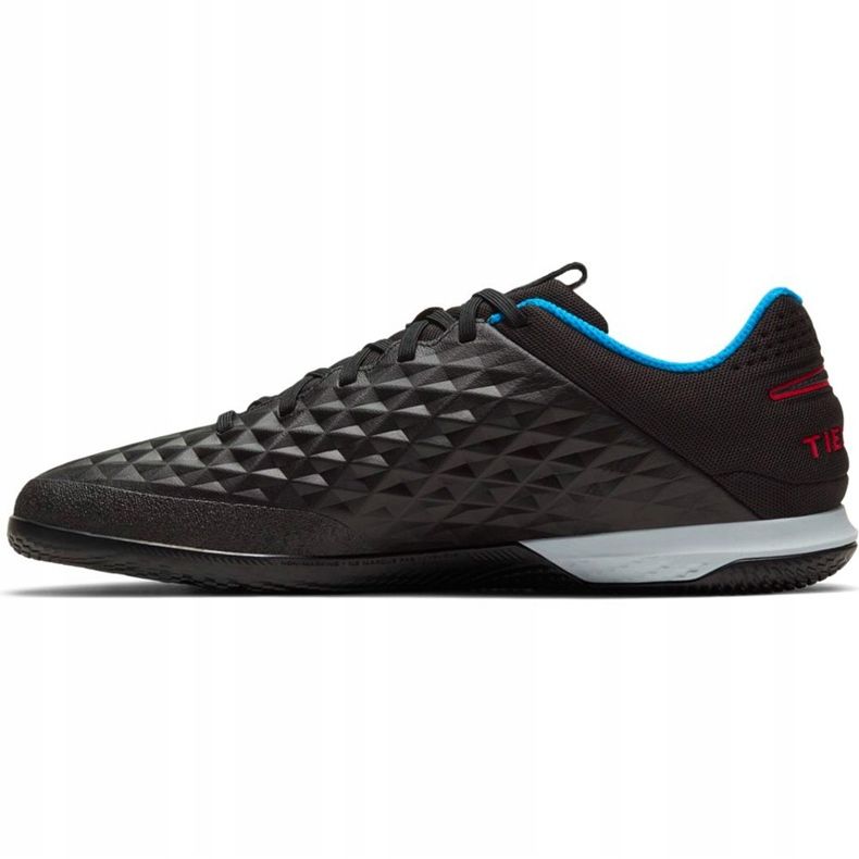 Zapatillas de fútbol Nike React Tiempo Legend 8 Pro Ic negras AT6134 090 negro negro 1