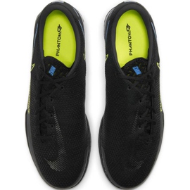 Zapatillas de fútbol Nike React Phantom Gt Pro Ic negras CK8463 090 negro negro 4