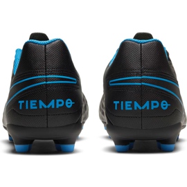 Zapatillas de fútbol Nike Tiempo Legend 8 Club FG / MG AT6107 090 negro negro 4