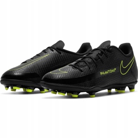 Zapatillas de fútbol Nike Phantom Gt Club FG / MG Junior CK8479 090 negro negro 6