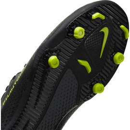 Zapatillas de fútbol Nike Phantom Gt Club Df FG / MG Junior CW6727 090 negro negro 7