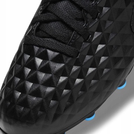 Zapatillas de fútbol Nike Tiempo Legend 8 Club FG / MG Junior AT5881090 negro negro 7