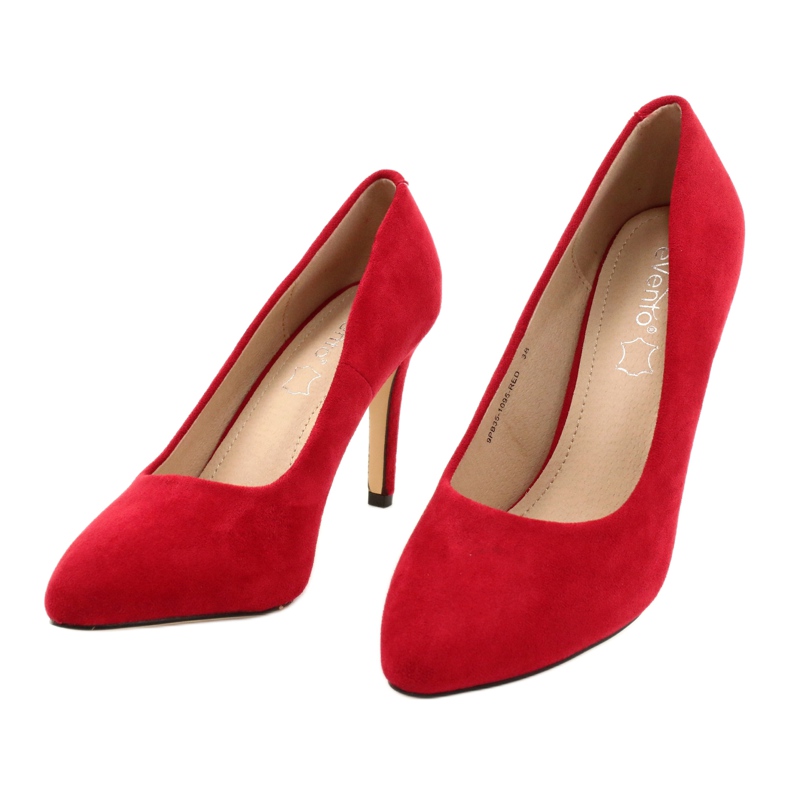 Evento Tacones Altos Ante 9PB35-1095 Rojo 3