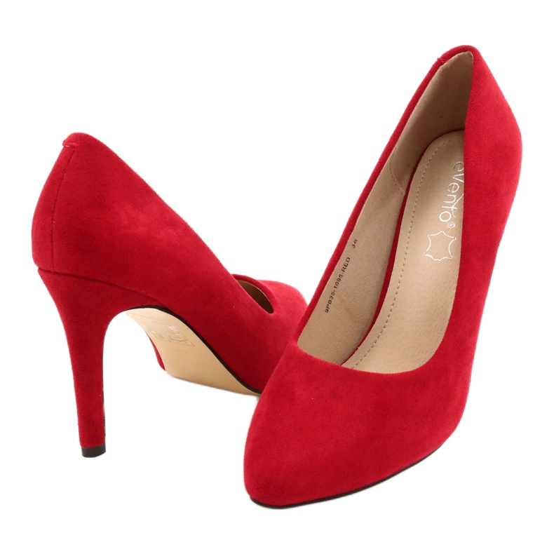 Evento Tacones Altos Ante 9PB35-1095 Rojo 4