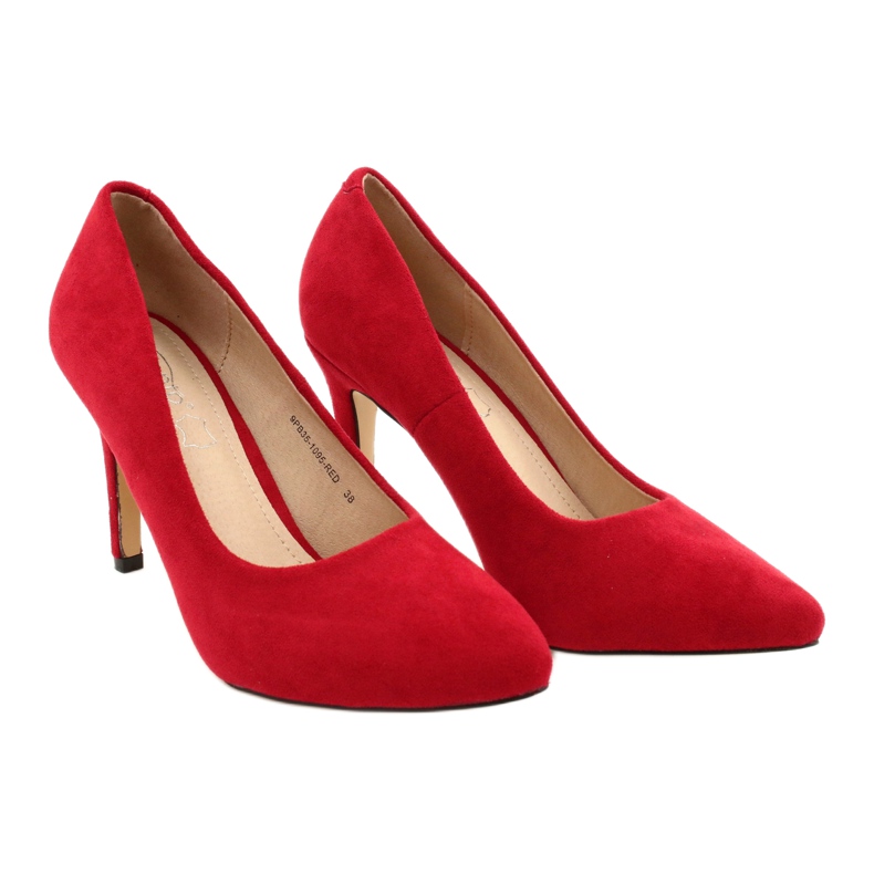 Evento Tacones Altos Ante 9PB35-1095 Rojo 6