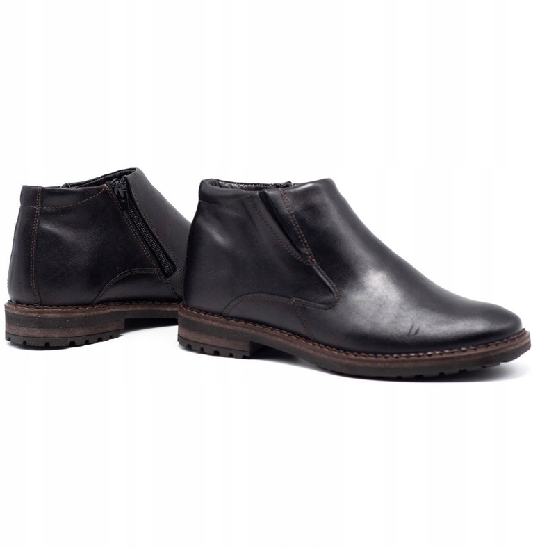 Mario Pala Botas de invierno para hombre 293MP negro marrón 2