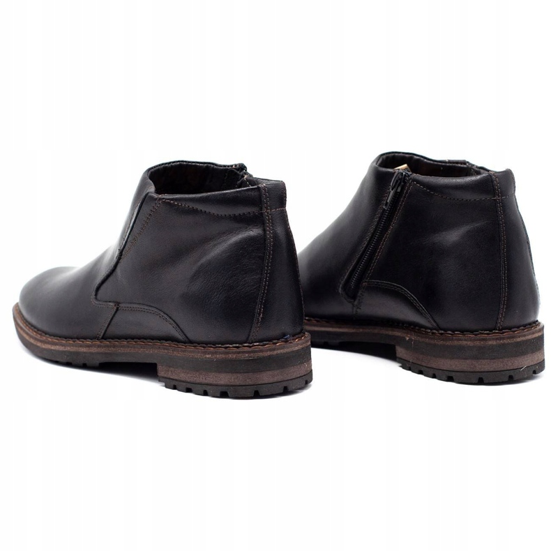 Mario Pala Botas de invierno para hombre 293MP negro marrón 3