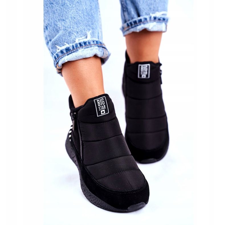 Botas deportivas de mujer Big Star Black GG274470 blanco negro 2 Botas deportivas de mujer Big Star Black GG274470 blanco negro 2