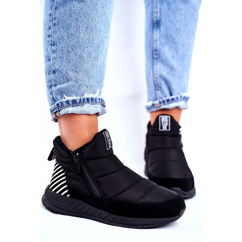 Botas deportivas de mujer Big Star Black GG274470 blanco negro 1