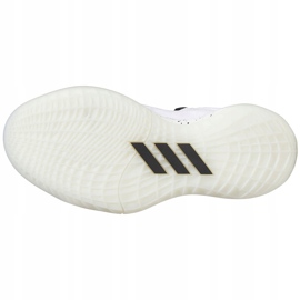 Zapatillas adidas Harden Stepback 2 J blancas y negras FZ1545 para niños blanco negro blanco 2