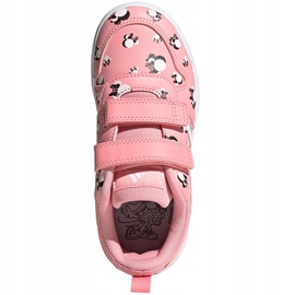 Zapatillas adidas Tensuar C para niños rosas FZ3212 blanco rosado 2