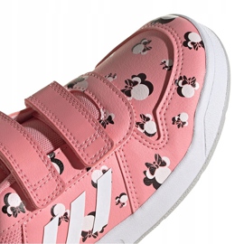 Zapatillas adidas Tensuar C para niños rosas FZ3212 blanco rosado 4