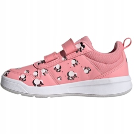 Zapatillas adidas Tensuar C para niños rosas FZ3212 blanco rosado 1