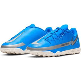 Zapatillas de fútbol Nike Phantom Gt Club Tf Jr CK8483-400 azul azul 3