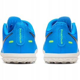 Zapatillas de fútbol Nike Phantom Gt Club Tf Jr CK8483-400 azul azul 5