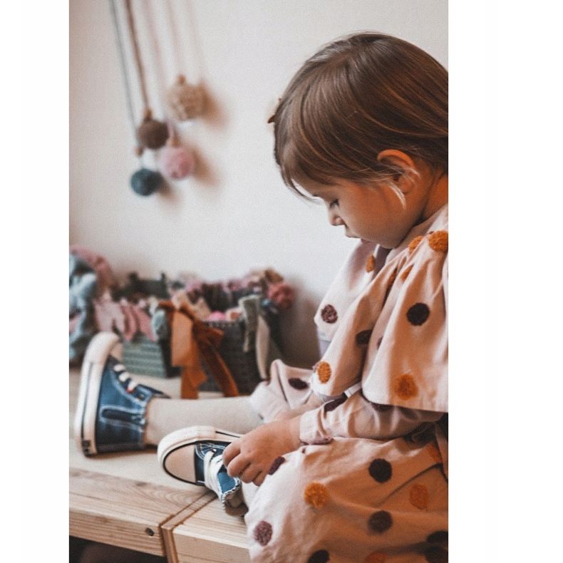 Zapatillas altas para niños con cremallera Big Star HH374085 Azul marino negro 1