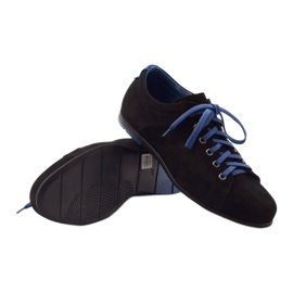 Zapatillas deportivas de hombre negras Pilpol C191 negro azul 3