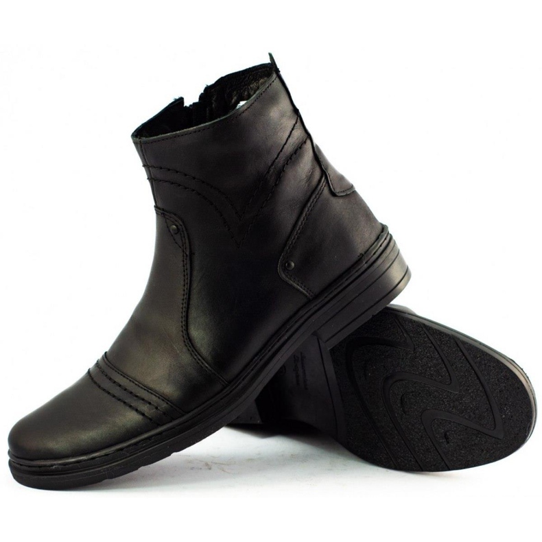 Polbut Botas Chelsea de invierno para hombre 252 negro 2