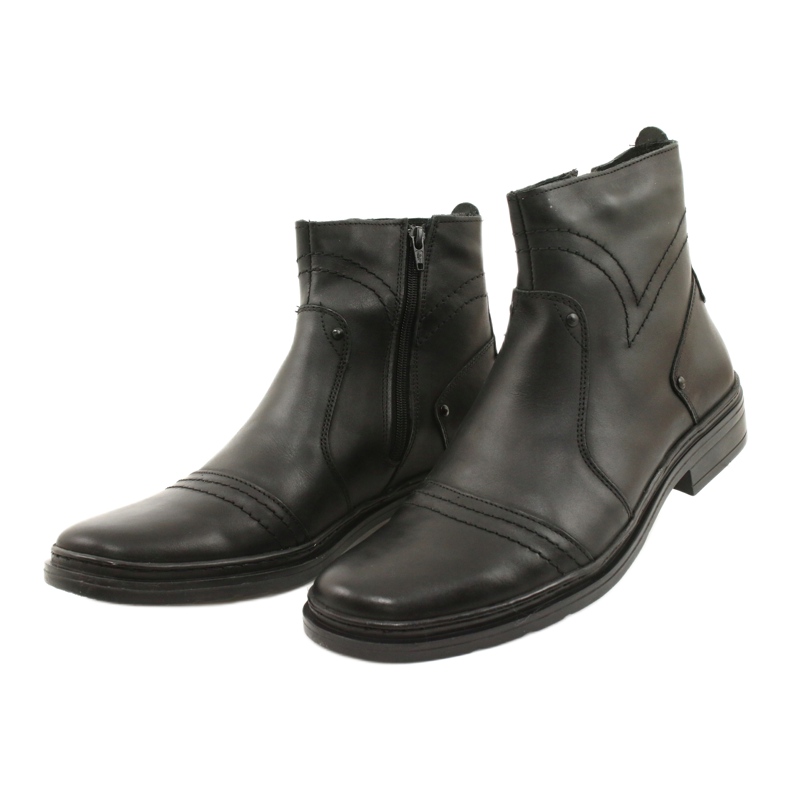 Polbut Botas Chelsea de invierno para hombre 252 negro 4