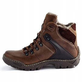 KENT Zapatos de invierno hombre 119 marrón trekking 1