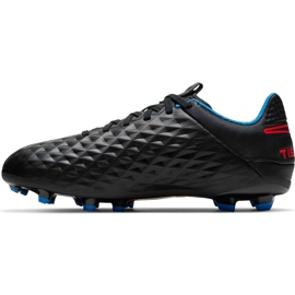 Zapatillas de fútbol Nike Tiempo Legend 8 Academy FG / MG Junior AT5732 090 negro negro 2