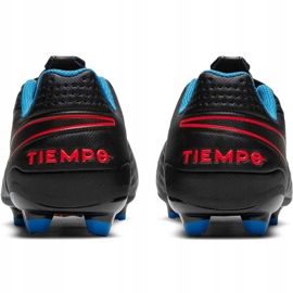 Zapatillas de fútbol Nike Tiempo Legend 8 Academy FG / MG Junior AT5732 090 negro negro 4